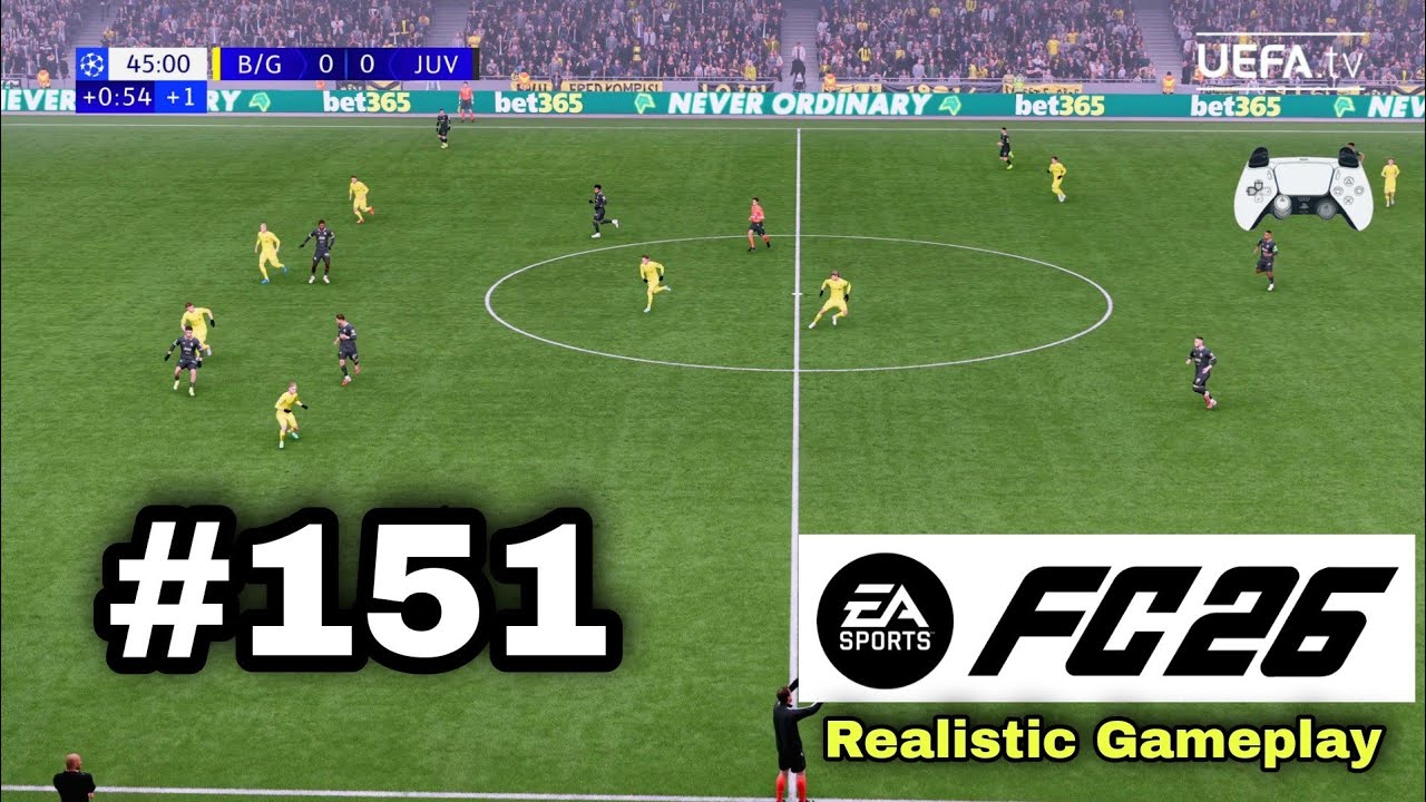 FC26 REALISTIC GAMEPLAY | FK BODO GLIMT VS JUVENTUS | PLAYER CAREER MODE