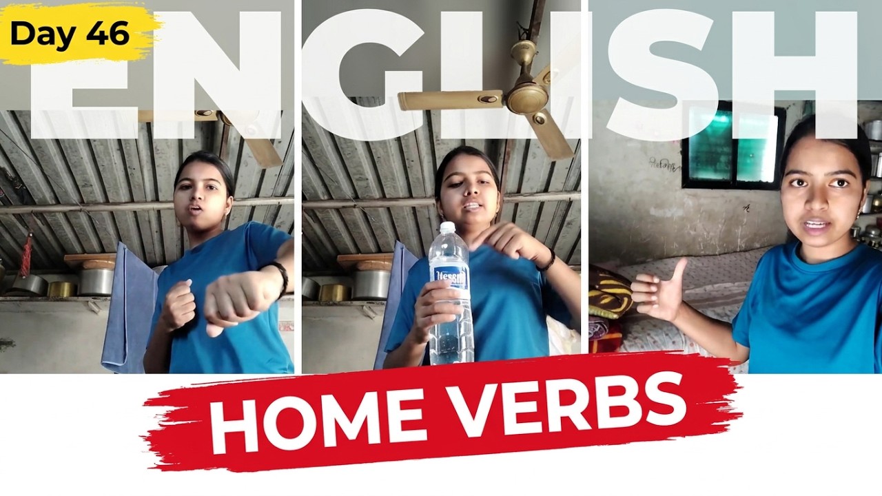Learn Simple English At Home 🏠 ( Comprehensibale Input ) | Day 46 