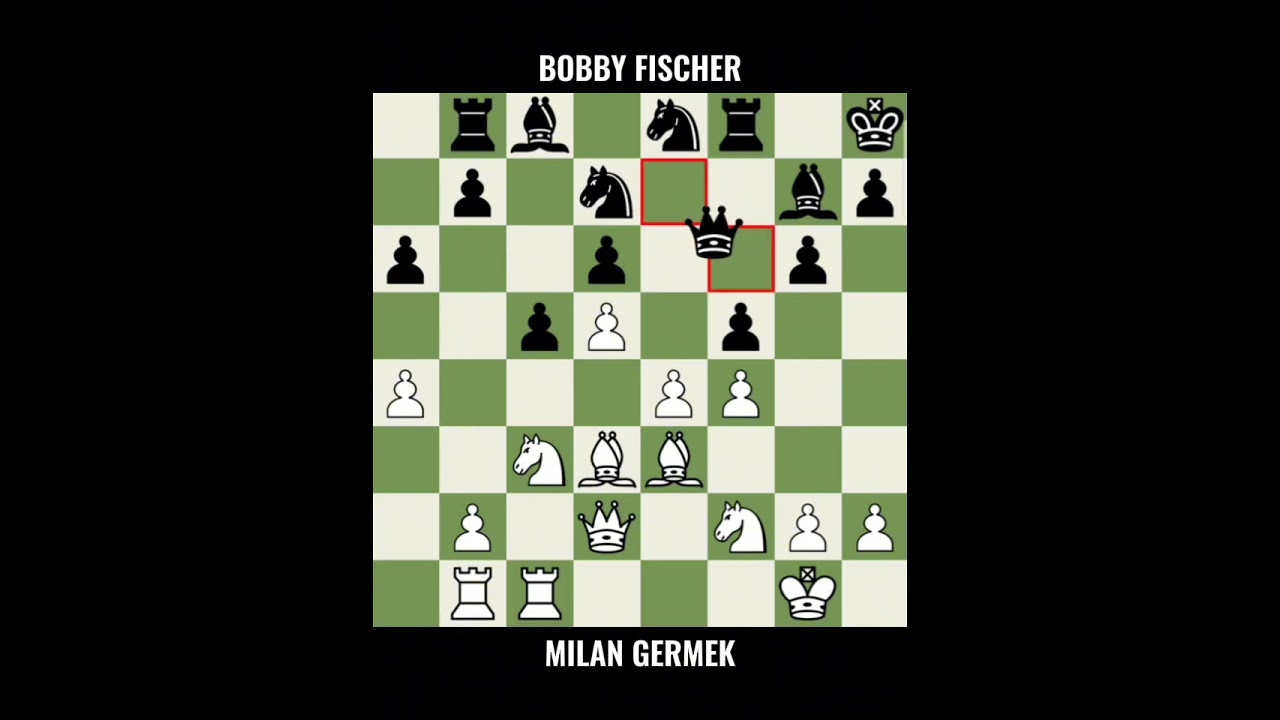 Milan Germek vs Bobby Fischer ◉ Bled Chess Tournament - Bled 1961
