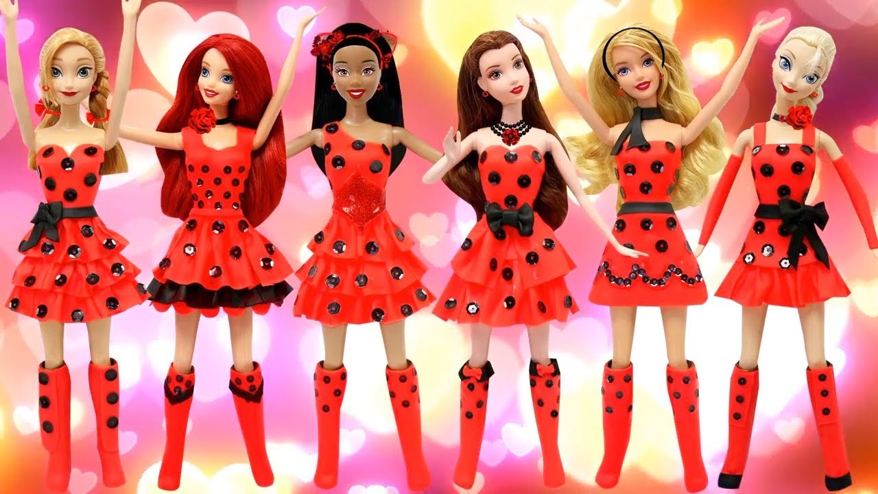 Play Doh Dress Disney Princess Ariel Elsa Anna Belle Tiana  Aurora Ladybug  Inspired Costumes