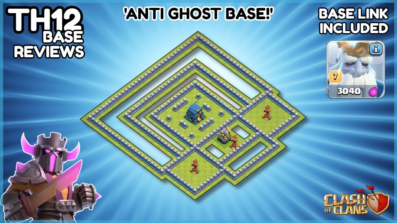 *ANTI GHOSTS* NEW TH12 Legend League & War Base (WITH LINK) - Anti 2 Star - Clash of Clans - #66