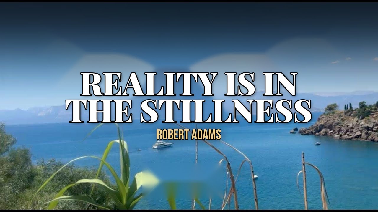 This world is a dream. Reality is in the stillness. Advaita.