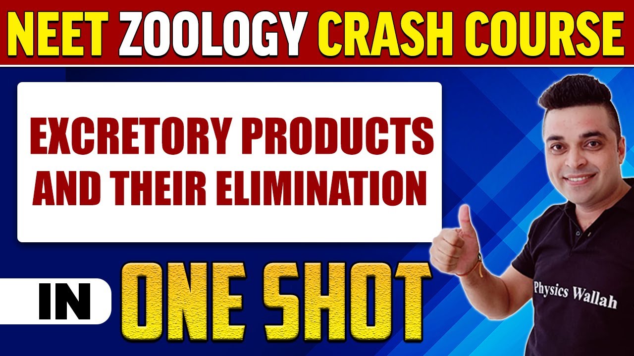 EXCRETORY PRODUCTS AND THEIR ELIMINATION in 1 Shot : All Concepts, Tricks & PYQs | NEET Crash Course