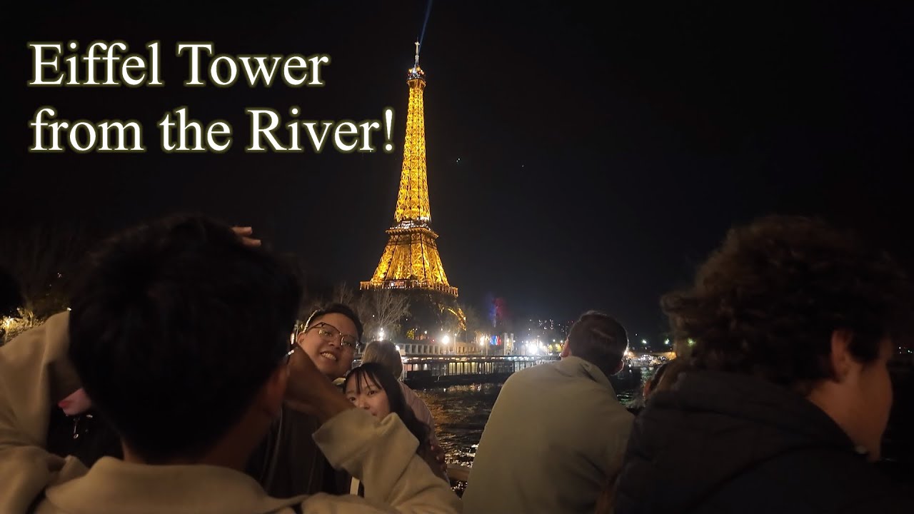 Paris at Night: Stunning Seine River Boat Tour 🇫🇷
