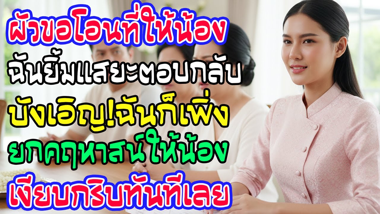 สงกรานต์ผัวขอที่ดินให้น้อง ฉันยิ้มเย็น 