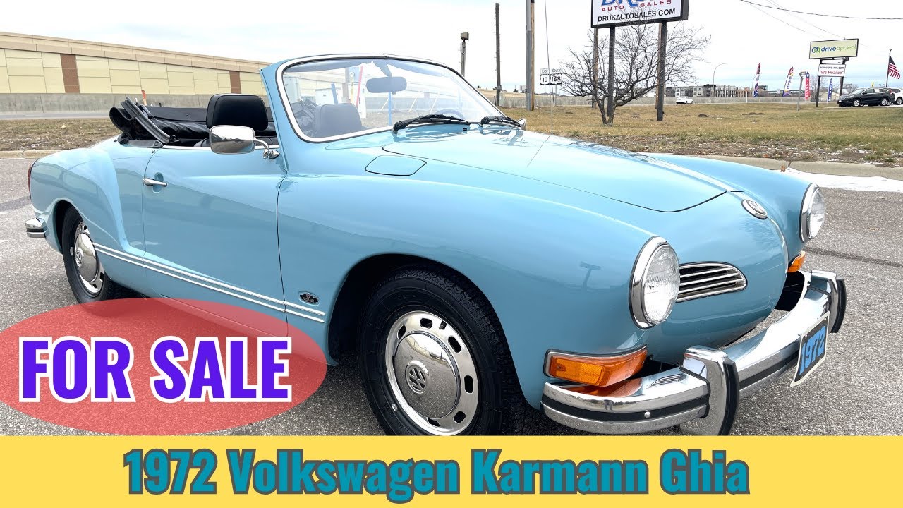 1972 Volkswagen Karmann Ghia Convertible ** FOR SALE ** #usa #cool #classiccars