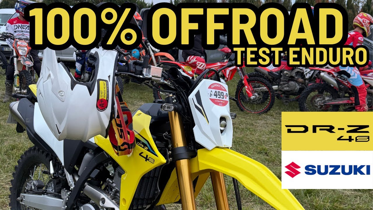 SUZUKI DR-Z4S - Essai 100% offroad en enduro