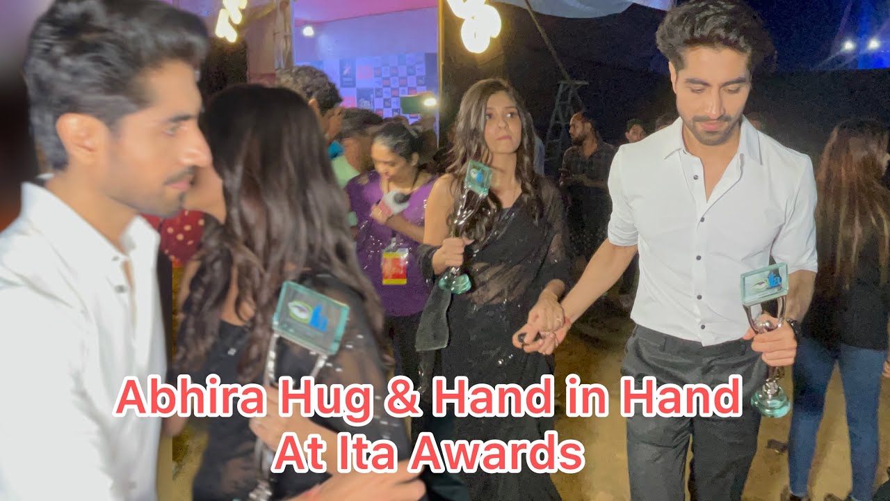 Abhira Beautiful Moments 😍 Harshad Chopra Pranali Rathod At Ita Awards 2022 In Mumbai