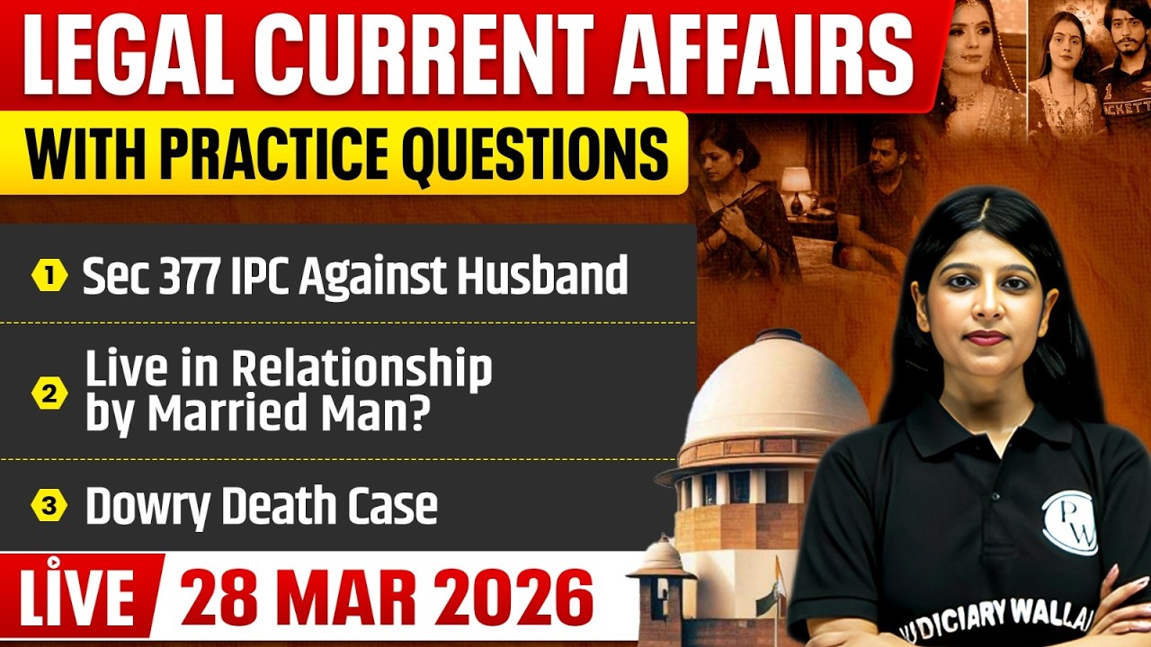 Legal Current Affairs Today | 28 March 2026 | Top Legal News | Judiciary/APO/APP |Judiciary By PW