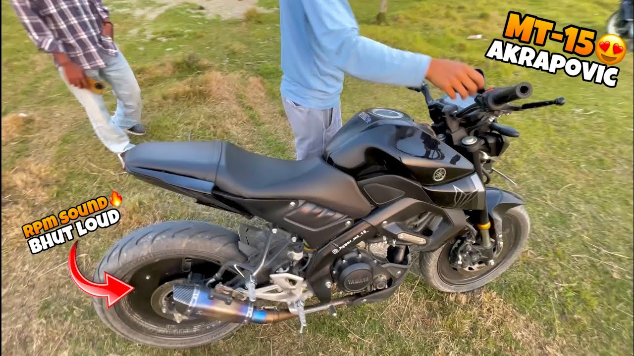 Full system exhaust Mt15 / Mt15 modification  / u n vlogs 28