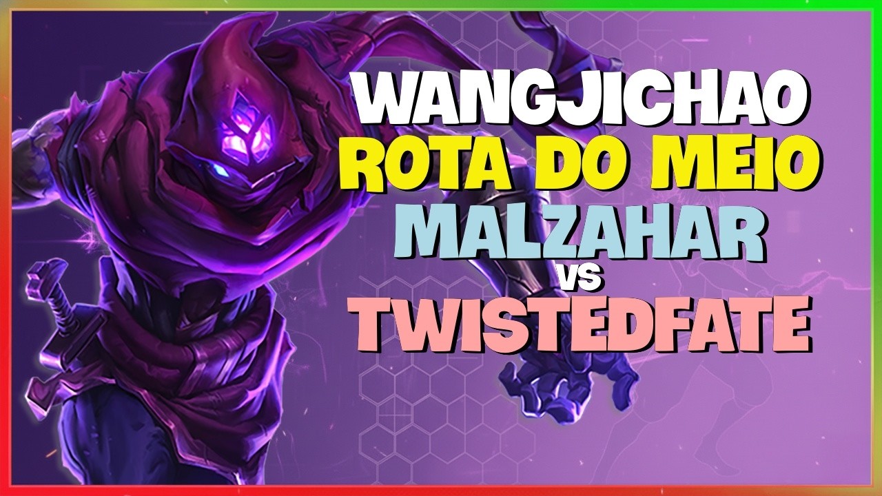 WangJichao Malzahar : Esse maluco está DESTRUINDO o Twisted Fate no Challenger Elo