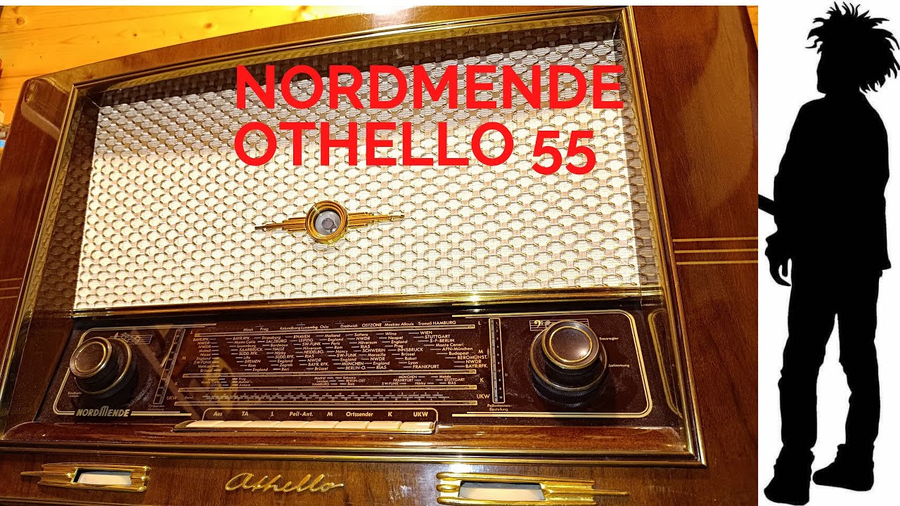 NordMende Othello 55,  ¡una radio con 3 condensadores variables! Restauración radio antigua año 1955