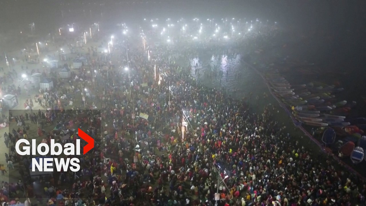 1st day of India's Maha Kumbh festival sees millions of Hindus take holy dip