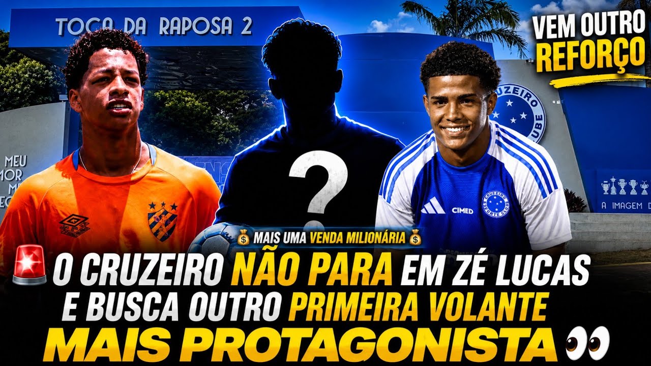 REFOR&Ccedil;OS PRA ELEVAR O PATAMAR DO CRUZEIRO QUE N&Atilde;O PARA EM Z&Eacute; LUCAS, VENDA MILION&Aacute;RIA DE MAIS UM CRIA