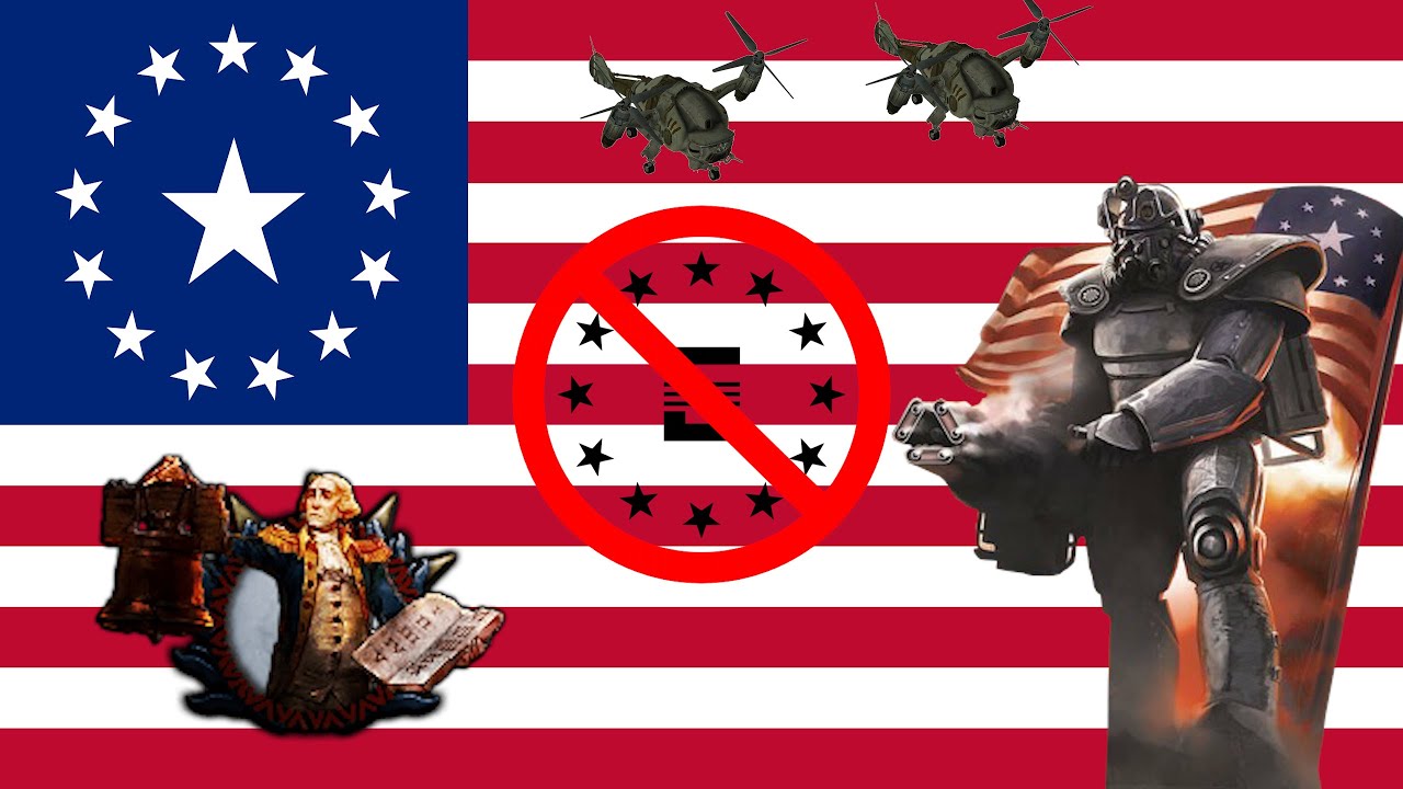 The Reunited States of America (HOI4 Old World Blues Meme)