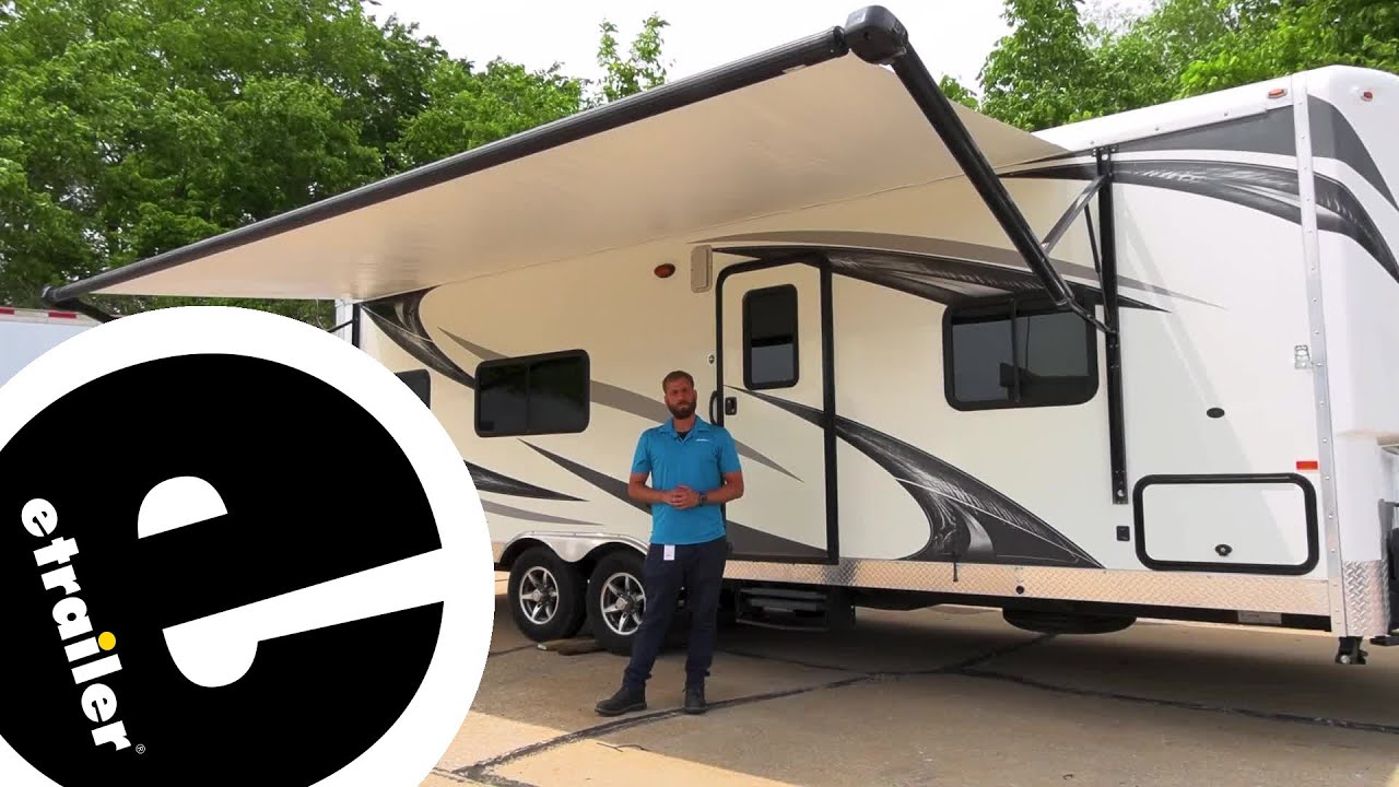 Solera Replacement Awning Fabric Installation - 2017 Forest River Work and Play TT Toy Hauler