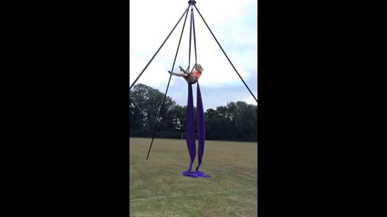 Aerial Silks | Belay Drop Sequence | Dayna Timmons