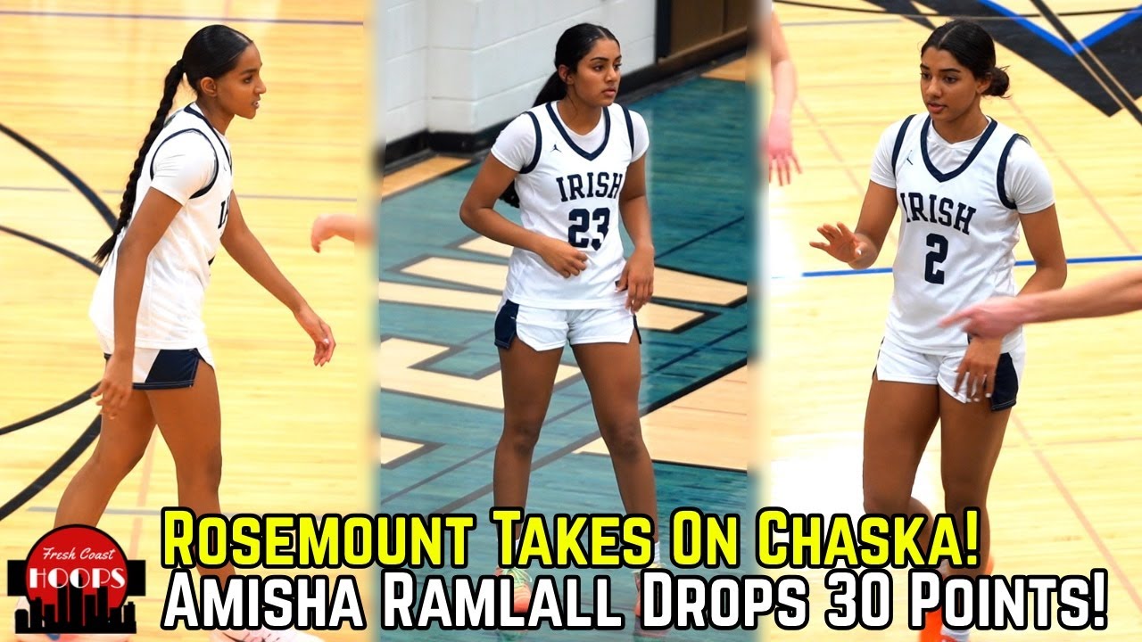 Rosemount Takes On Chaska! Minnesota Commit Amisha Ramlall Drops 30!