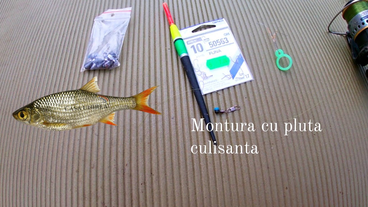 MONTURA cu PLUTA CULISANTA pentru LACURI de ACUMULARE(foarte SIMPLA si EFICIENTA).
