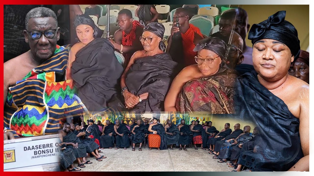 😭Asanteman Queen Mothers Storm Mamapong To Mourn With Mamponghemaa Ahead Of Daasebre’s One Week