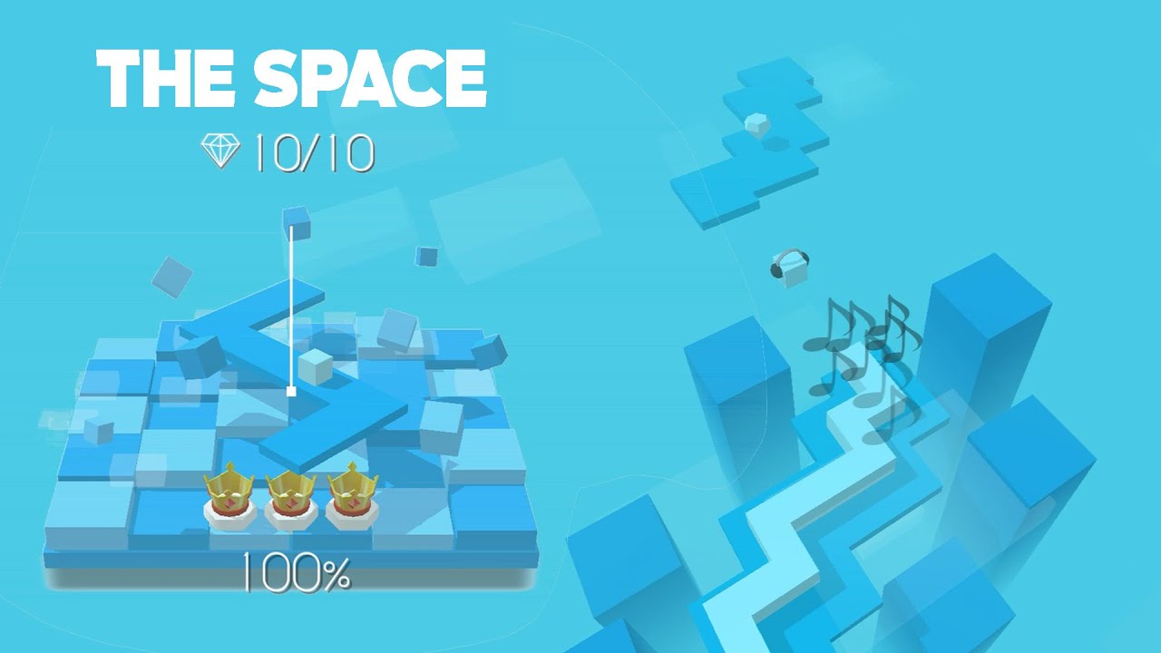 Dancing Line - The Space [Official] + Hidden Gems!