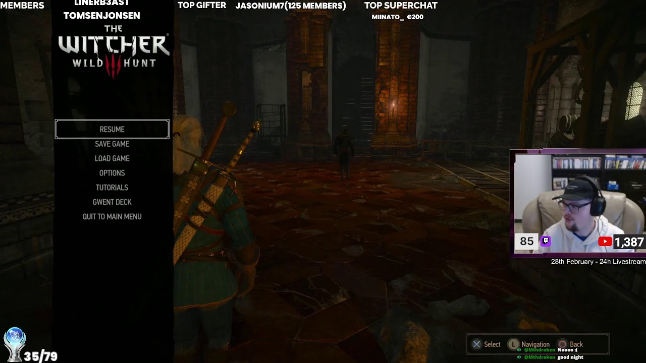 100% THE WITCHER 3 - TROPHY HUNTING