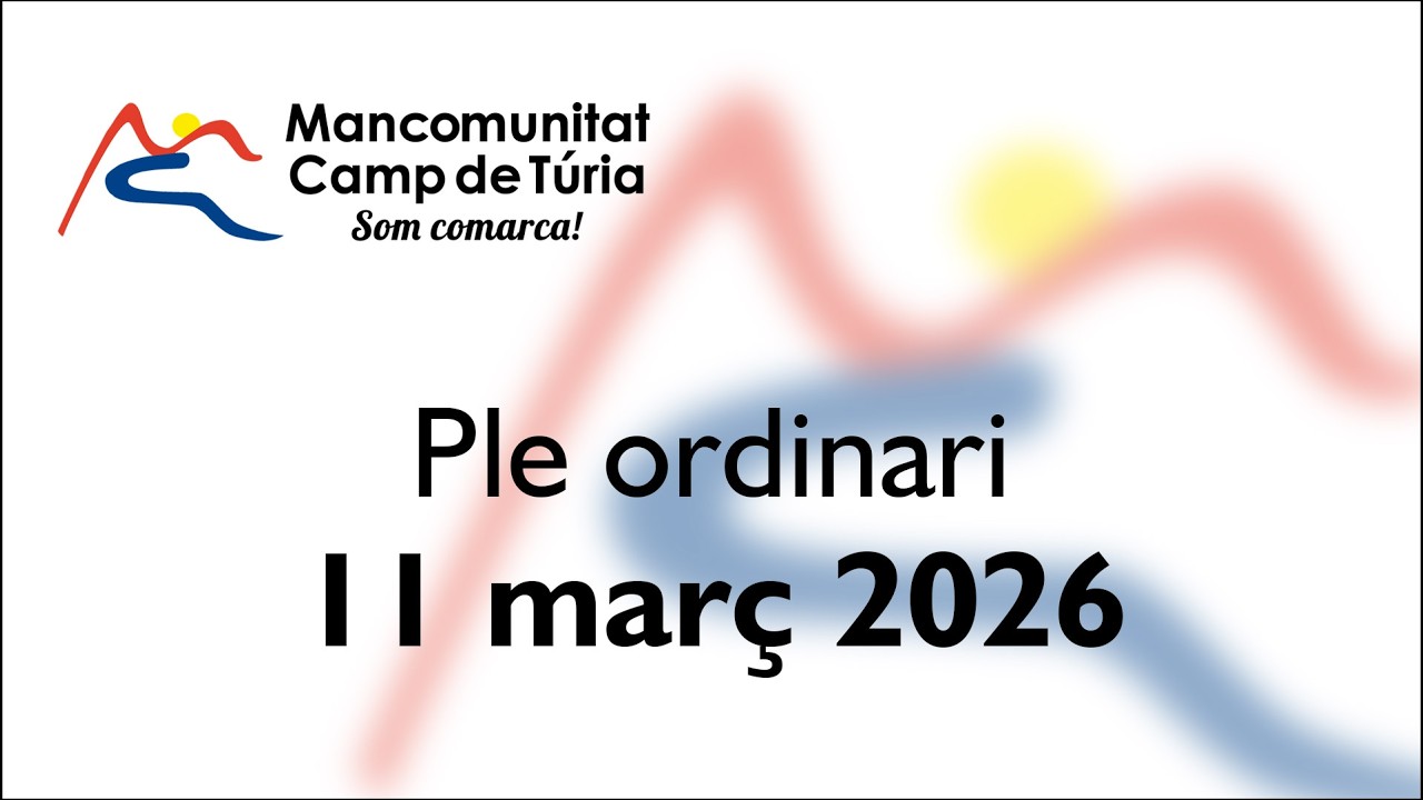 Ple Ordinari de l'11 de març de 2026
