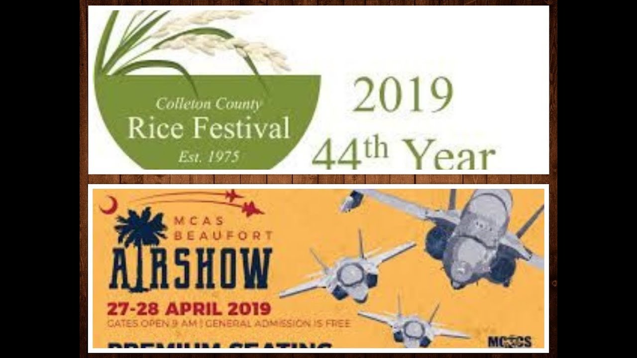 The Rumfelt Broz do The Colleton County Rice Festival and Beaufort AirShow 2019