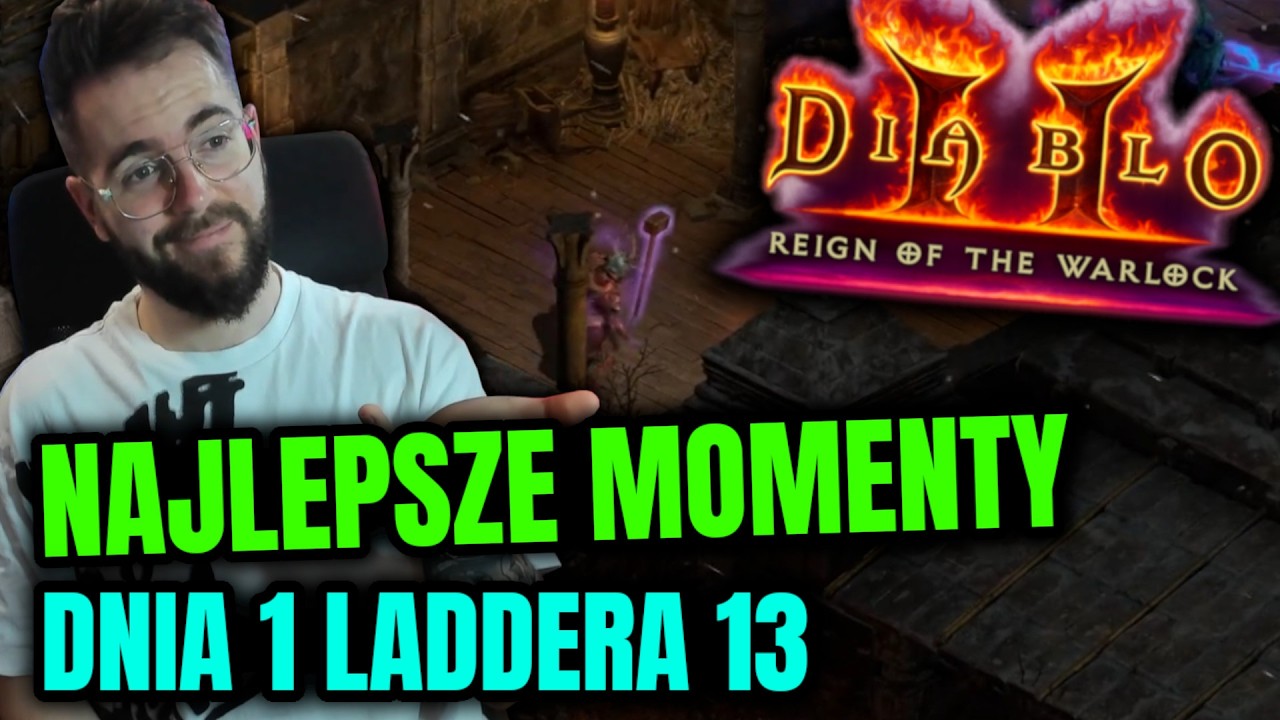 Skrót z PIERWSZYCH GODZIN Laddera 13 & Droga do 99 lvl Warlockiem w Diablo 2: Resurrected: RotW