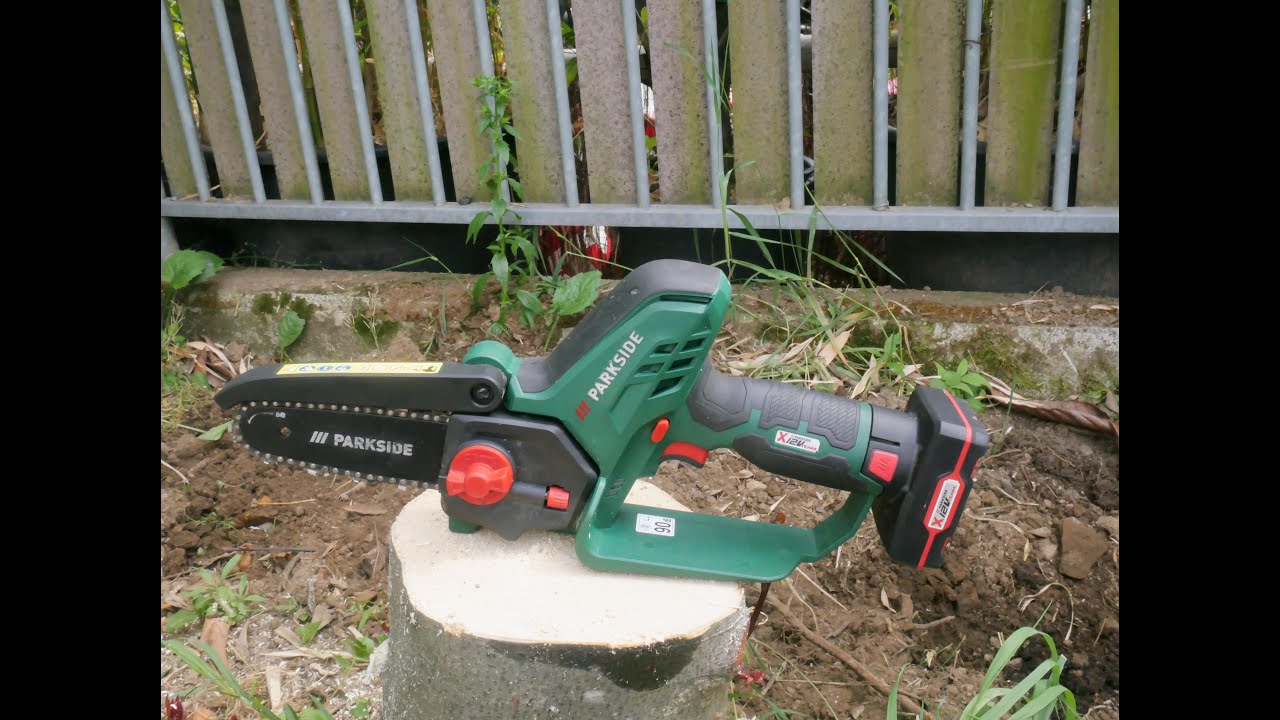 piccola motosega parksie 12V lidl. PGHSA 12 A1.