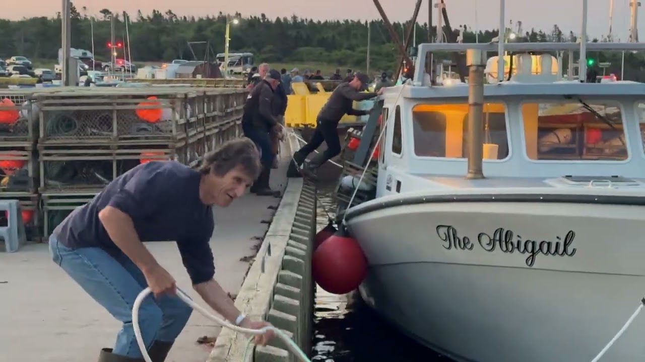 Lobster season trap setting day