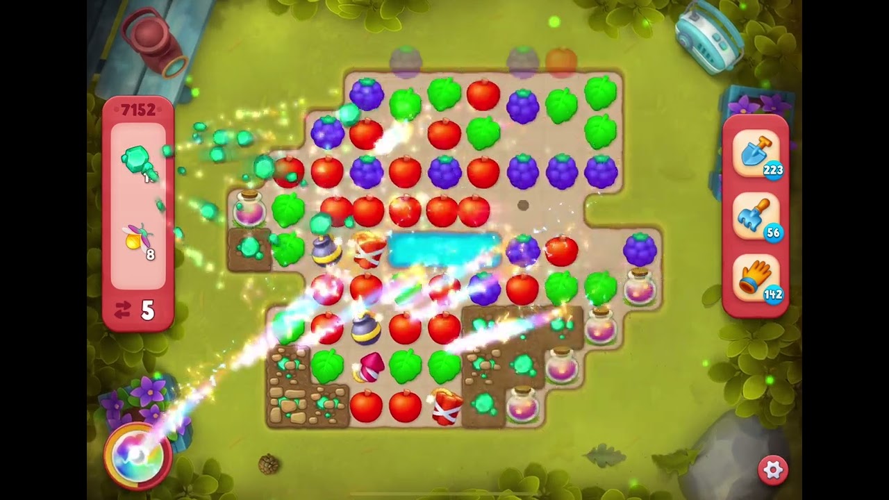 GardenScapes Level 7152 no boosters