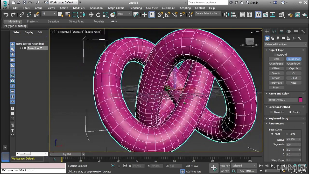 3ds Max Tutorial - Standard and extended primitives