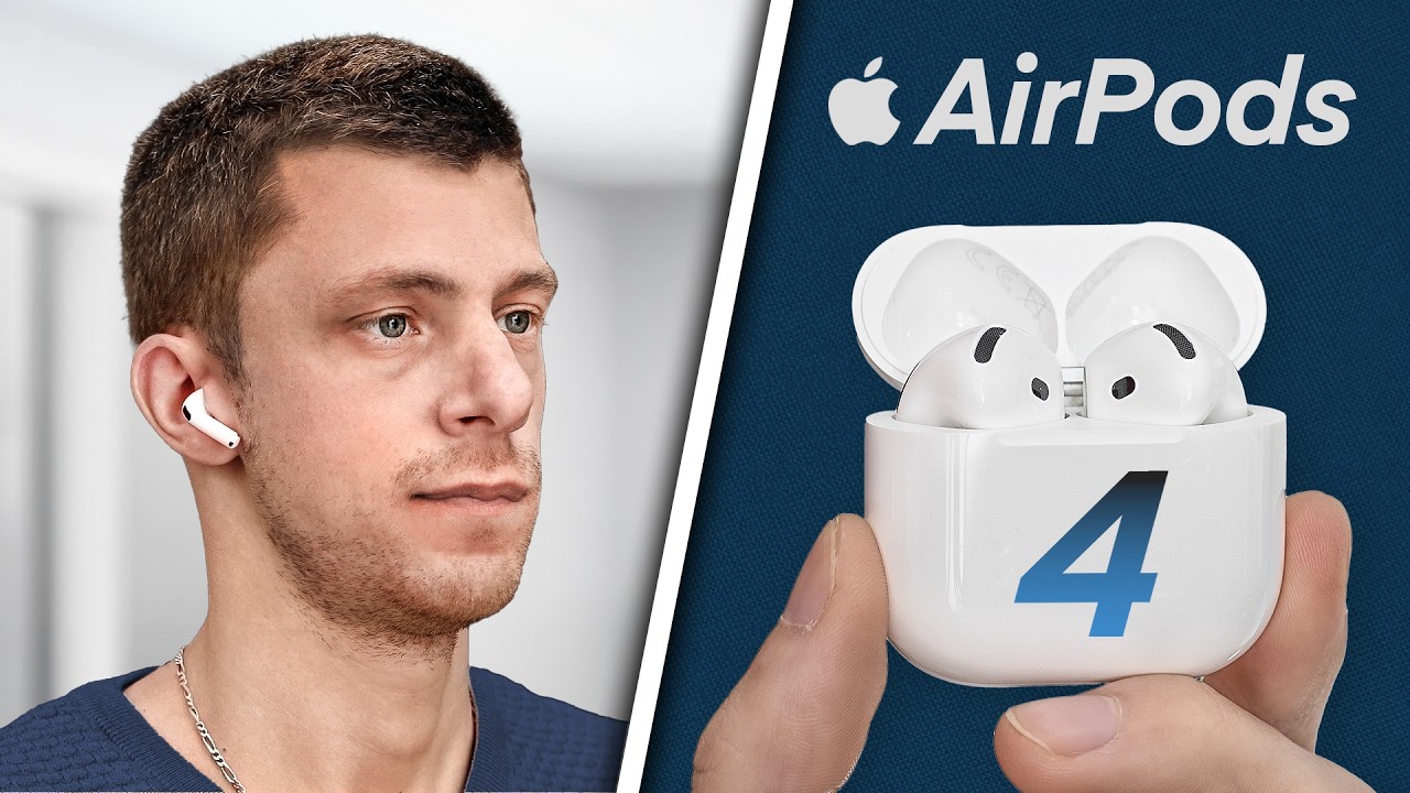 TEST des AirPods 4 avec r&eacute;duction de bruit active (vs AirPods 3 et Pro)