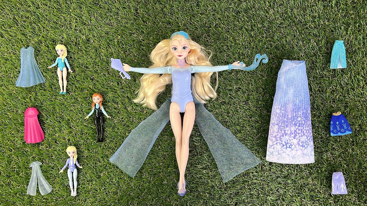 Disney Princess Doll Makeover - DIY Miniature Ideas For Barbie ~ Wig, Dress, Faceup, andMore!