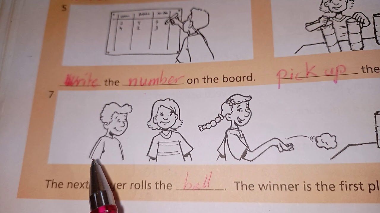 English world. Third grade. unit 4. work book. page 38. writing preparation
