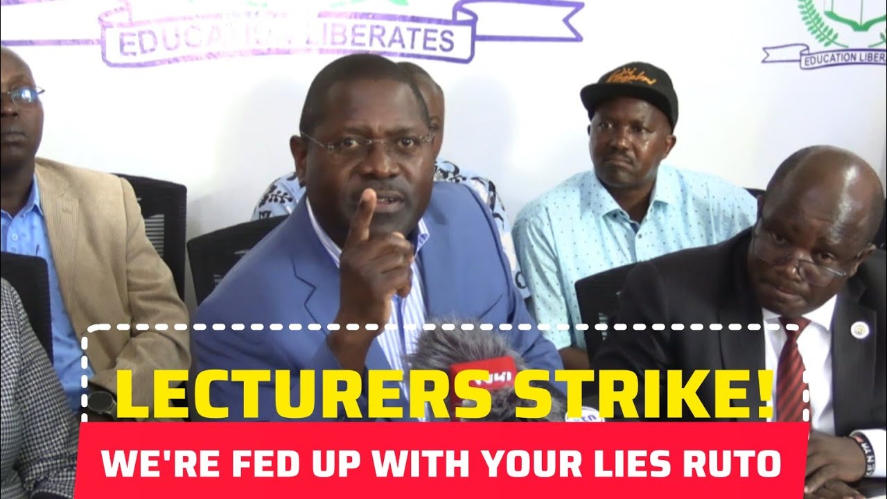 Lecturers Announce 7-Day Strike as State House Blows 100M Daily on Tea & Mandazi