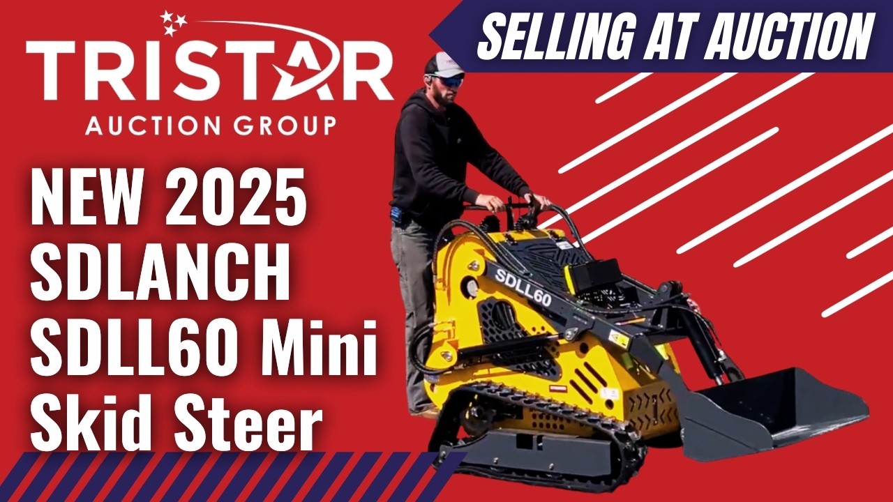 NEW 2025 SDLANCH SDLL60 Mini Skid Steer (10625) - Selling at auction