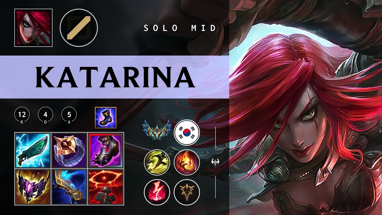 Katarina Mid vs Swain - KR Challenger Patch 26.05