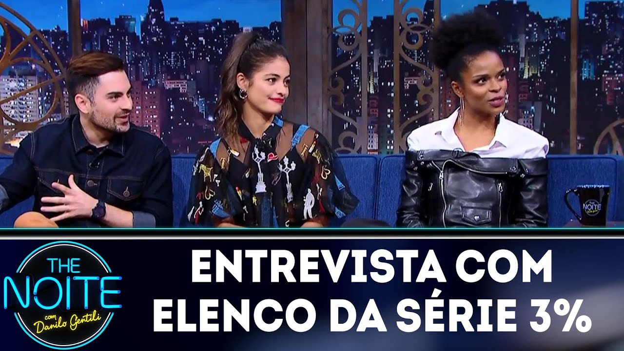 Entrevista com elenco de 3% | The Noite (27/04/18)