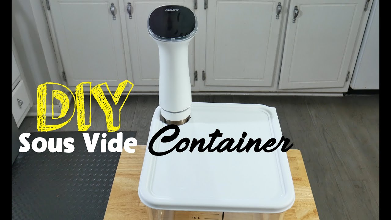 How To Make DIY Sous Vide Container Easy Simple