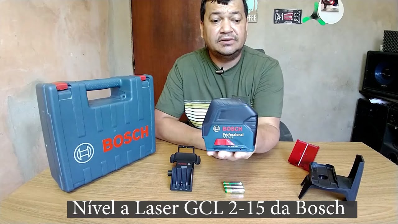 Nível laser  GCL 2 15 O Bosch o mais top da Bosch mais vendido da internet