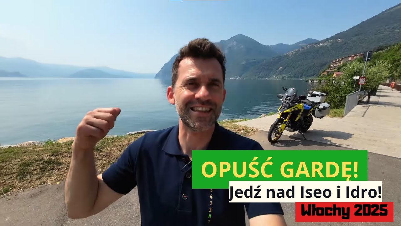 OPUŚĆ GARDĘ! Iseo i Idro w siodle Suzuki V-Strom 1050DE [ Włochy wakacje Lombardia Tyrol 2025 ]