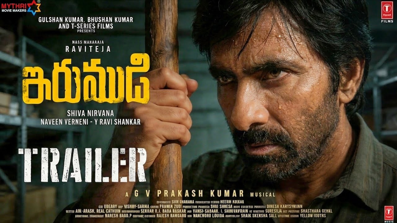 IRUMUDI Official Trailer | Ravi Teja | Priya Bhavani Shankar | Shiva nirvana | Gv Prakash