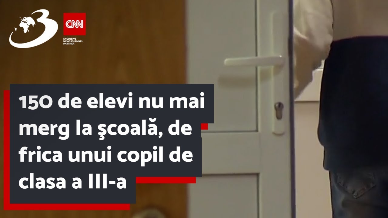 150 de elevi nu mai merg la şcoală, de frica unui copil de clasa a III-a