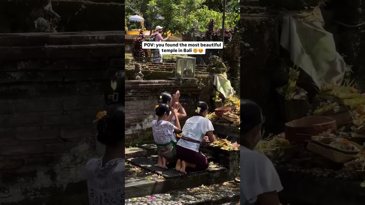 Gunung Kawi Sebatu Temple: A Tranquil Oasis in Bali. #bali #travelvlog #baliguide