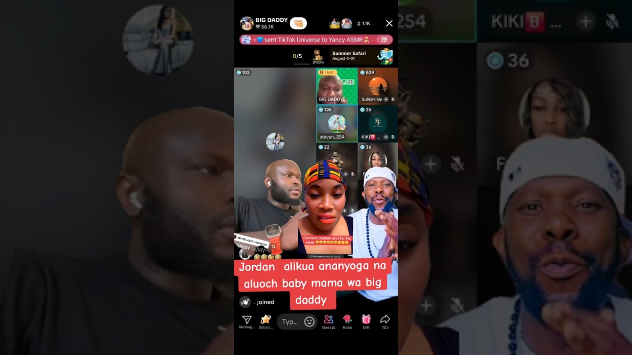 Jordan kunyonga na baby mama wa bigdaddy oluoch