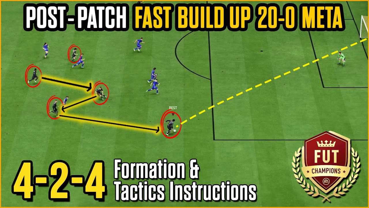 BEST 20-0 META 4-2-4 FORMATION & CUSTOM TACTICS instructions and tips! | EA FC24 Ultimate Team #fc24