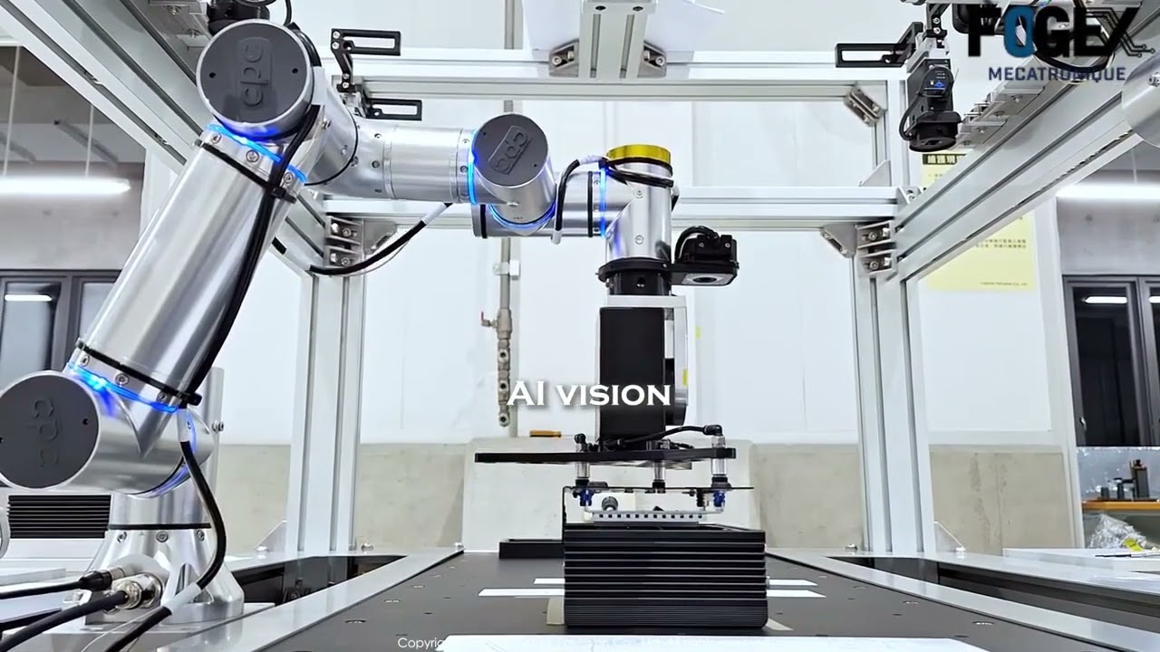 Bras robotique ligne d'assemblage