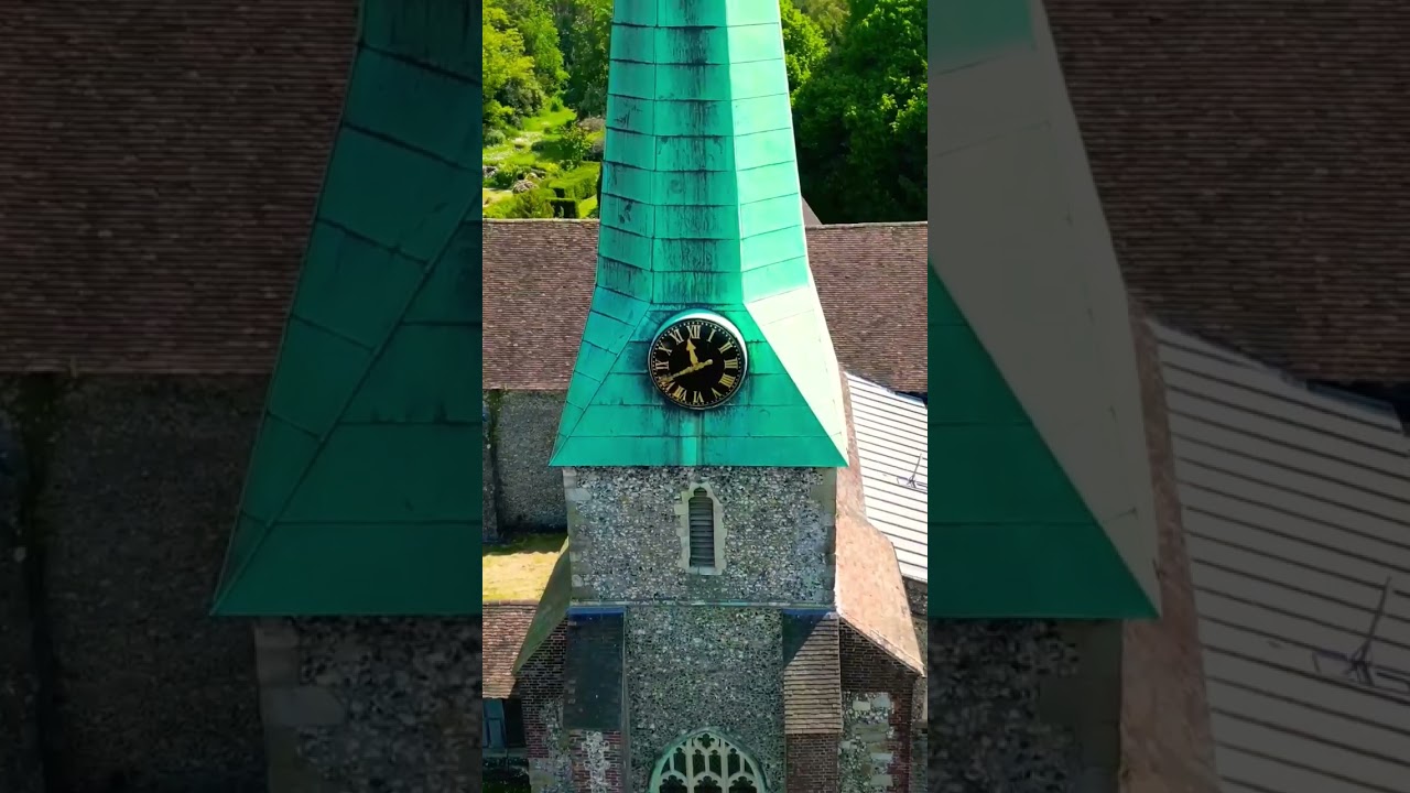 The History of St. John the Baptist church in Barham, Kent. 